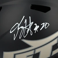 Casque réplique Riddell Rivalry Speed ​​autographié par Breece Hall des Jets de New York