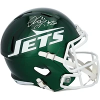 Breece Hall New York Jets Autographed Riddell Tribute Speed Replica Helmet - Signed in White Ink 