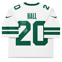 Breece Hall New York Jets Autographed White Nike Vapor F.U.S.E. Limited Jersey with "JETS!" Inscription