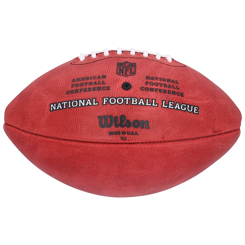 Ballon de football Wilson Duke en couleur, autographié par Joe Namath des New York Jets, avec inscription sur son surnom, surnom « Broadway ».