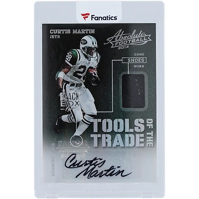 V106832 JET Curtis Martin New York Jets Carte autographiée Panini Absolute Cleat Relic 2013 Black Box #3 #1/1 Curtis Martin AUT PAA TRADING CARDS 45672 AUTTRC CA01F06959 #5
