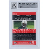 Darrelle Revis New York Jets Autographié 2007 Bowman Chrome #BC10 Beckett Fanatics Witnessed Authenticated 10 Rookie Card avec l'inscription "HOF 23"