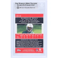Darrelle Revis New York Jets Autographed 2007 Topps Chrome #BC10 Beckett Fanatics Witnessed Authenticated Rookie Card