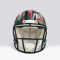 Darrelle Revis New York Jets Autographed Riddell 1998-2018 Throwback Speed Authentic Helmet - Art by Shawn Voelker - NF70444441