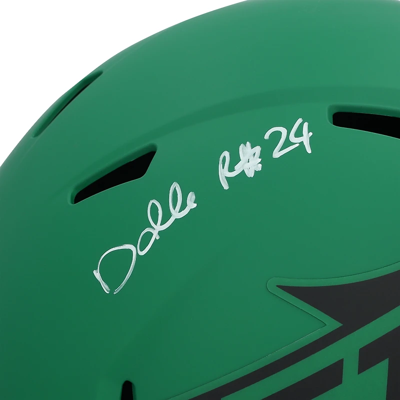 Casque Riddell Rave Speed autographié par Darrelle Revis des New York Jets