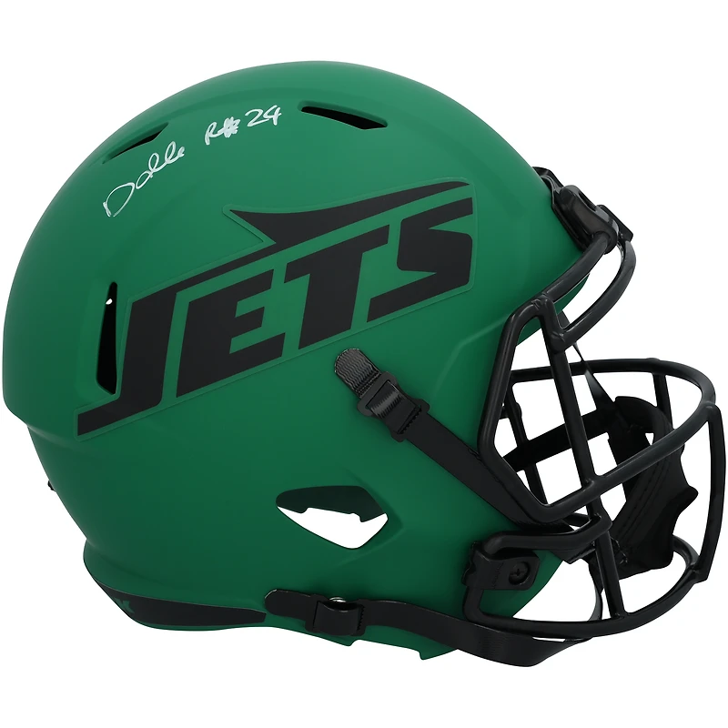 Casque Riddell Rave Speed autographié par Darrelle Revis des New York Jets