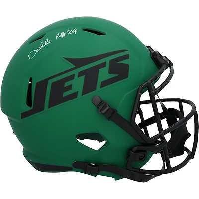 Casque Riddell Rave Speed autographié par Darrelle Revis des New York Jets