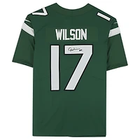 Maillot Nike Limited autographié de Garrett Wilson, vert, des Jets de New York