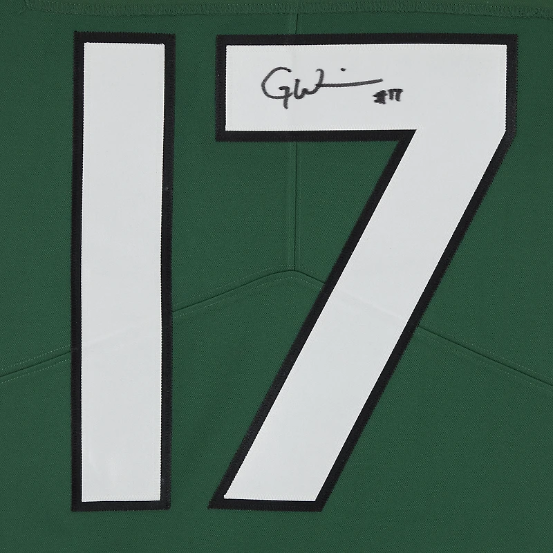 Garrett Wilson Green New York Jets Autographed Nike Limited Jersey