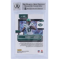 Carte Rookie 2022 Panini Donruss Optic autographiée par Garrett Wilson des New York Jets classée Rookie #206 Beckett Fanatics a été témoin d'une carte Rookie 10 authentifiée avec l'inscription "2022 OROY"