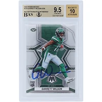Carte de recrue Panini Mosaic #276 autographiée par Garrett Wilson des New York Jets 2022 Beckett Fanatics Witnessed Authenticated 9.5/10