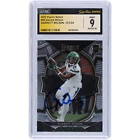 Carte de recrue Panini Select #88 2022 autographiée par Garrett Wilson des New York Jets