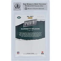 Garrett Wilson New York Jets Autographed 2022 Panini The National #RC7 #/499 Beckett Fanatics Witnessed Authenticated 10 Rookie Card 