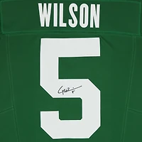 Maillot Nike vert dédicacé par Garrett Wilson des New York Jets en édition limitée 2024
