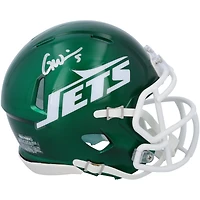 Garrett Wilson New York Jets Autographed 2024 Ridell Speed Mini Helmet