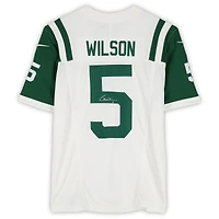 Garrett Wilson New York Jets Autographed 2024 White Nike Alternate Limited Jersey