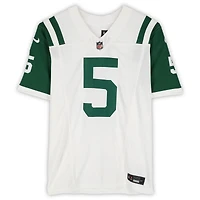 Maillot Nike Alternate Limited 2024 blanc autographié par Garrett Wilson des New York Jets
