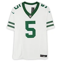Garrett Wilson New York Jets Autographed 2024 White Nike Limited Jersey