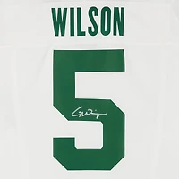 Garrett Wilson New York Jets Autographed 2024 White Nike Limited Jersey