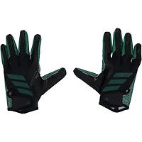 Garrett Wilson New York Jets Autographed Game-Used Black/Green adidas Gloves from the 2025-26 NFL Season