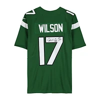 Garrett Wilson New York Jets Autographed Green Nike 2019-2023 Limited Jersey with "2022 NFL OROY" Inscription