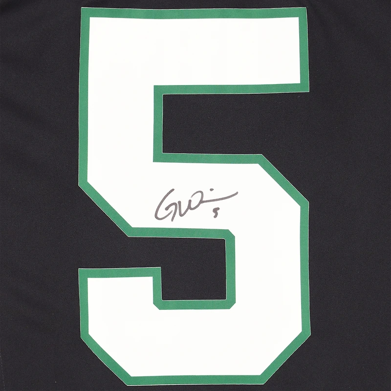Garrett Wilson New York Jets Autographed Nike 2024 Black Alternate Limited Jersey