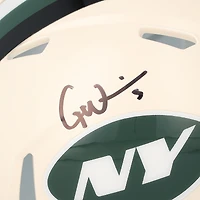 Casque Riddell Retro Speed ​​Mini autographié par Garrett Wilson (New York Jets)