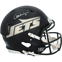 Garrett Wilson New York Jets Autographed Riddell Rivalry Speed Authentic Helmet 