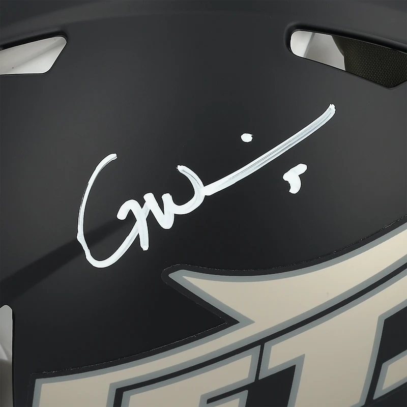 Garrett Wilson New York Jets Autographed Riddell Rivalry Speed Authentic Helmet 