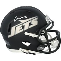 Garrett Wilson New York Jets Autographed Riddell Rivalry Speed Mini Helmet 