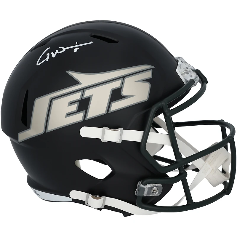 Garrett Wilson New York Jets Autographed Riddell Rivalry Speed Replica Helmet