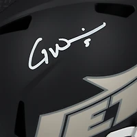 Garrett Wilson New York Jets Autographed Riddell Rivalry Speed Replica Helmet