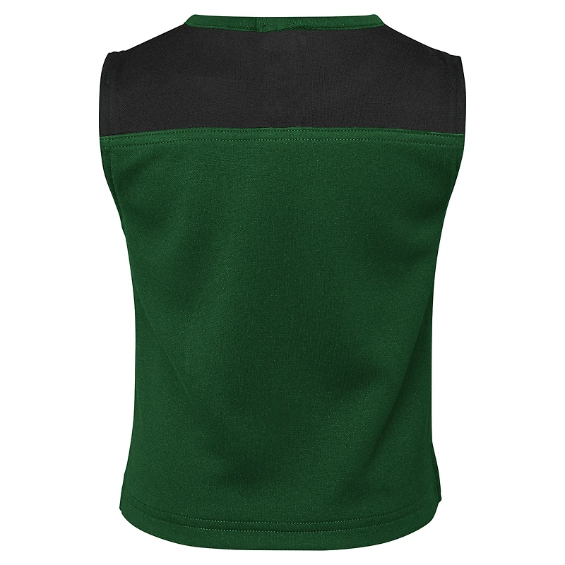 Girls Preschool Green New York Jets Spirit Cheerleader Two-Piece Set with Bloomers