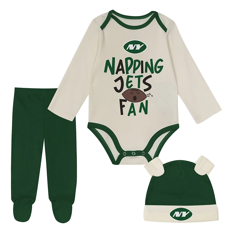 Infant Outerstuff  Green New York Jets Little Champ Three-Piece Set