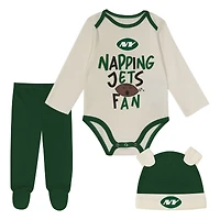 Infant Outerstuff  Green New York Jets Little Champ Three-Piece Set