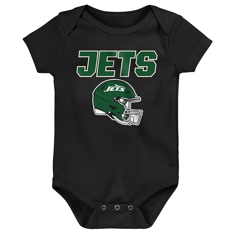 Infant & Newborn Outerstuff New York Jets Littlest Player Three-Piece Bodysuit Set