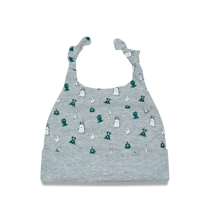 Bonnet en tricot à revers New Era New York Jets Critter gris chiné pour bébé