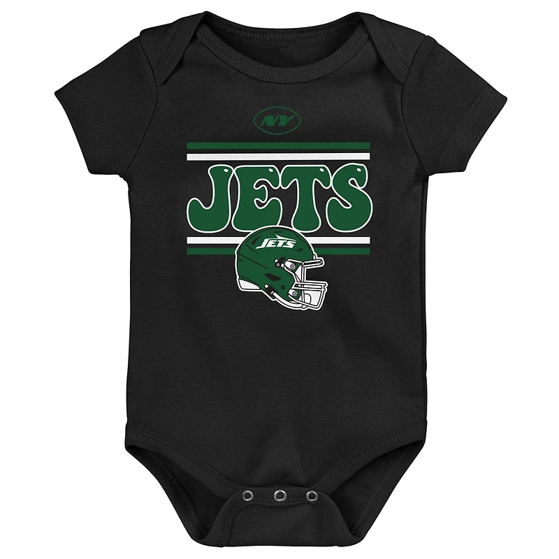 Ensemble de trois bodies pour bébé New York Jets Play Day