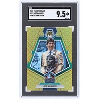 Joe Namath New York Jets 2023 Panini Mosaic Honeycomb Case Hit #272 SGC authentifié 9.5 Carte