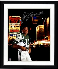 Joe Namath New York Jets Autographed 16" x 20" Broadway Photograph