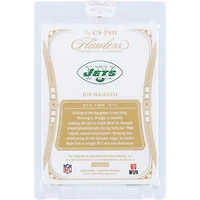Carte autographiée de Joe Namath (New York Jets) - Collection Panini Flawless Champions 2024 #CS-JNH #25/25