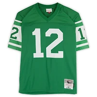 Maillot réplique autographié Mitchell & Ness vert des New York Jets par Joe Namath