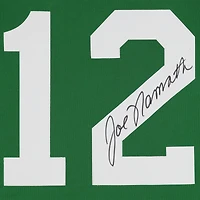 Maillot authentique autographié par Kelly Green Mitchell & Ness des New York Jets par Joe Namath