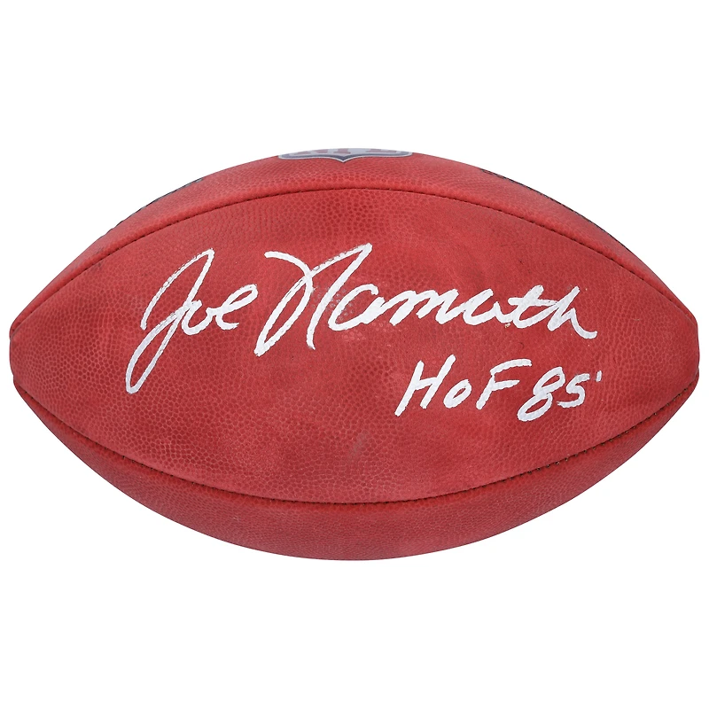Joe Namath New York Jets Autographed Wilson Duke Full Color Football with "HOF 85" Inscription 