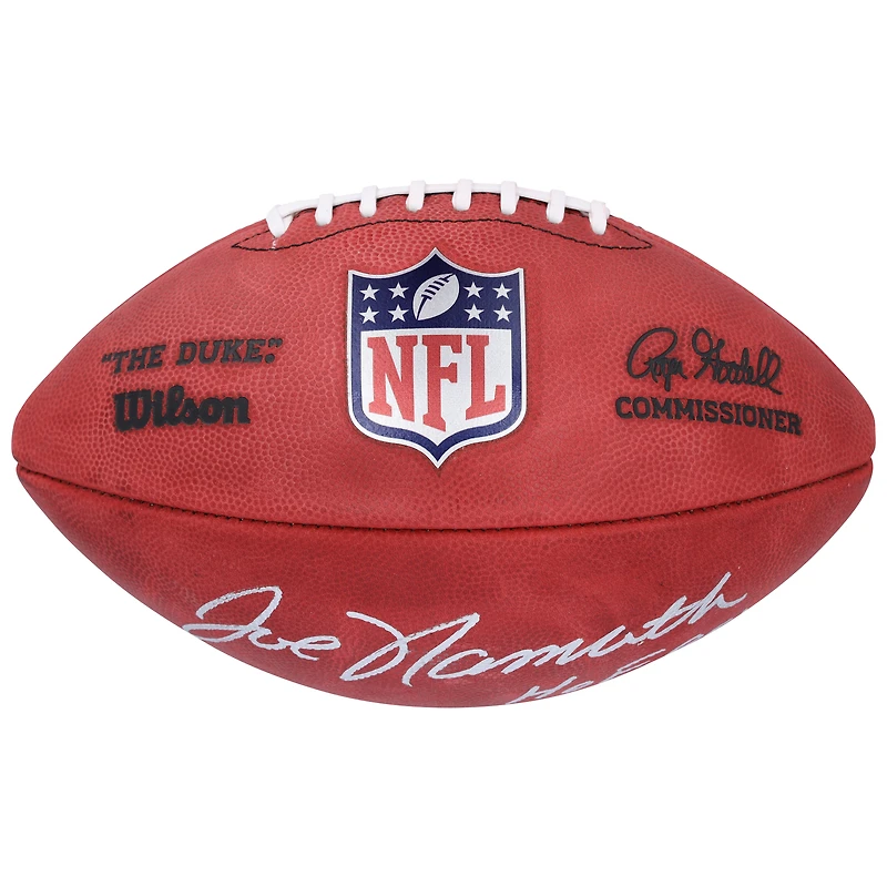 Joe Namath New York Jets Autographed Wilson Duke Full Color Football with "HOF 85" Inscription 
