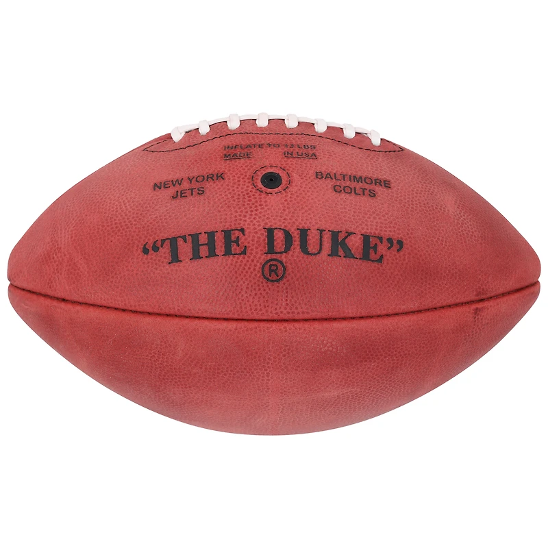 Joe Namath New York Jets Autographed Wilson Super Bowl III Football  