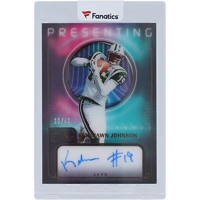 Keyshawn Johnson New York Jets Autographed 2023 Panini One Bronze Presenting Autograph #185 #10/49 Card