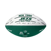 Logo Brands New York Jets 2025 Autograph Signature Football