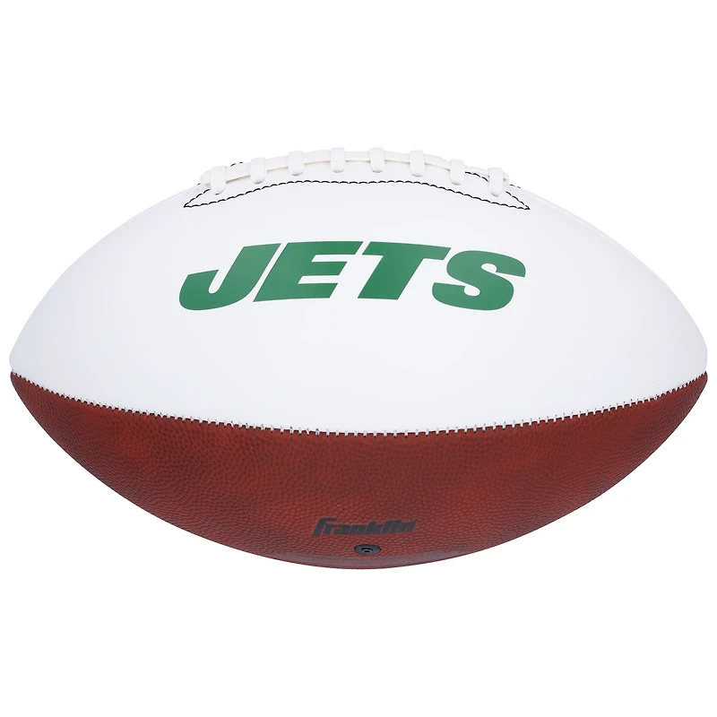 Mason Taylor New York Jets Autographed Franklin White Panel Football