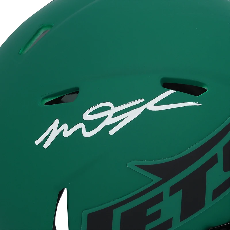 Mason Taylor New York Jets Autographed Riddell Rave Speed Mini Helmet